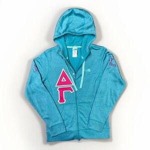 DELTA GAMMA NORTH FACE‎ JACKET WOMEN'S SIZE XS FULL ZIP HOODIE